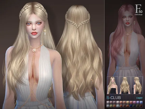 Alpha sclub hair fairy n50 - The Sims 4 Custom Content