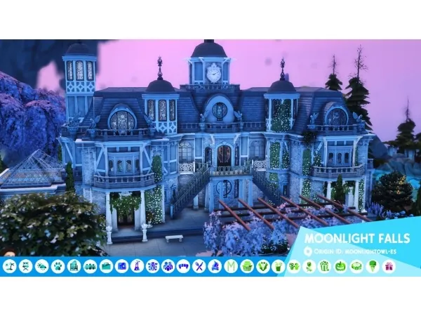Alpha moonlightowl es MOONLIGHT FALLS no - The Sims 4 Custom Content
