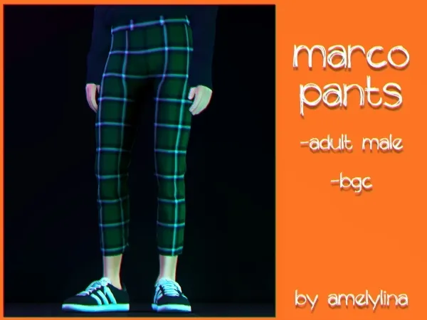 Maxis Match Marco pants by amelylina - The Sims 4 Custom Content