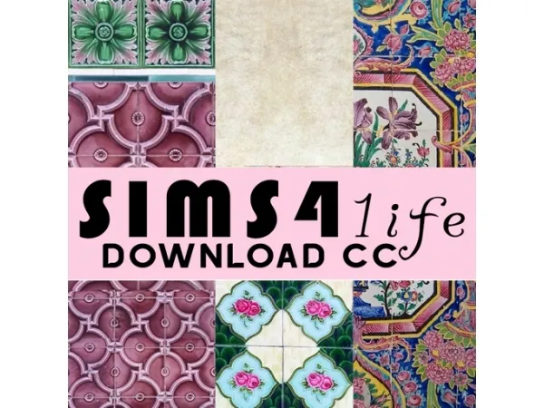 Alpha sims41ife New vintage wallpapers - The Sims 4 Custom Content