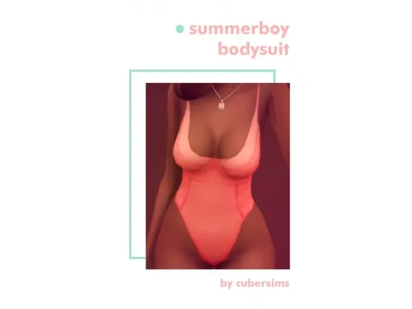 Maxis Match cubersims 136 DOWNLOAD Summerboy Bodysuit - The Sims 4 Custom Content