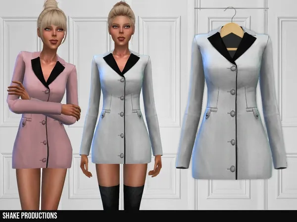 Maxis Match Shake Productions 324 Dress - The Sims 4 Custom Content