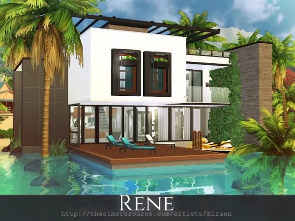 Alpha Rene by Rirann no cc - The Sims 4 Custom Content