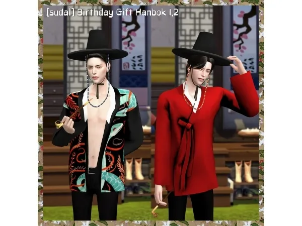 Alpha [sudal] Hanbok M12 - The Sims 4 Custom Content
