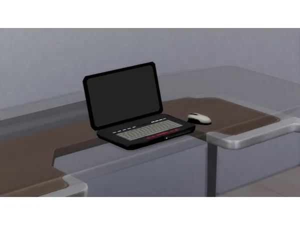 Maxis Match Landgraab Institutes' Gaming and Business Laptop(GP07 Laptop recolouredit) by georgeh0337 - The Sims 4 Custom Content