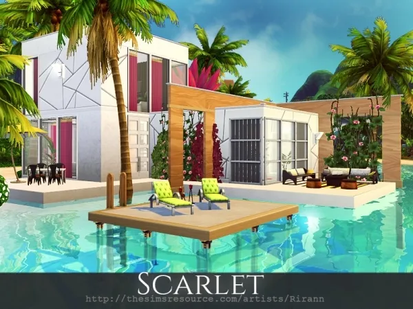 Alpha Scarlet by Rirann no cc - The Sims 4 Custom Content