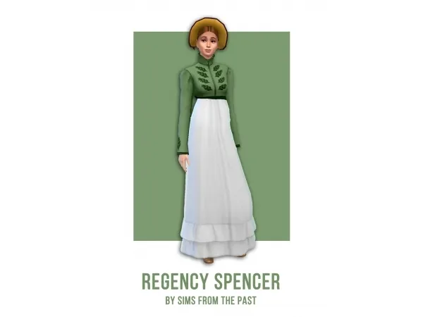 Maxis Match simsfromthepast Regency Spencer - The Sims 4 Custom Content