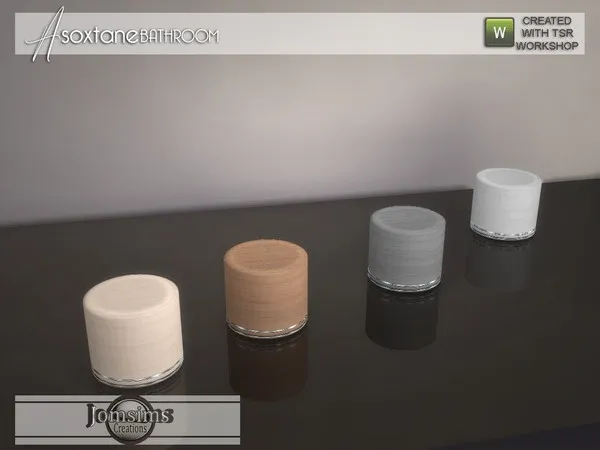 Asoxtane bathroom wood seat - The Sims 4 Custom Content