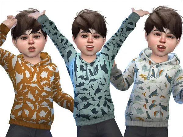 Alpha Hoodie for Toddler Boys 01 - The Sims 4 Custom Content