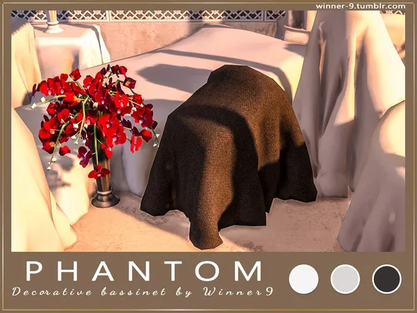 Decorative bassinet - The Sims 4 Custom Content