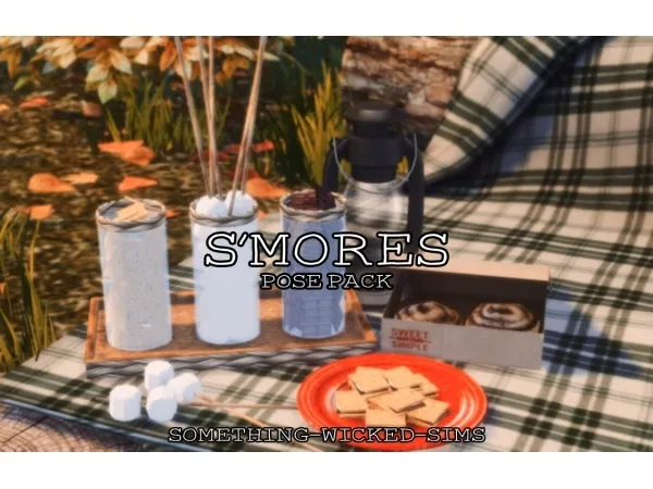 Alpha sws pose Something Wicked Sims Smores Poses - The Sims 4 Custom Content