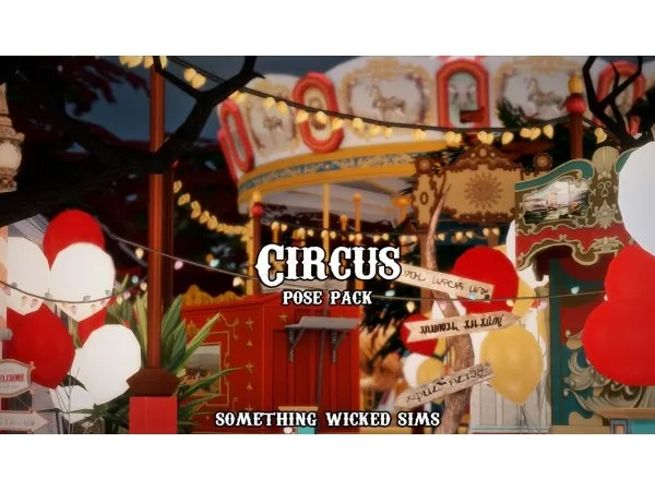 Alpha sws pose Something Wicked Sims Circus Poses - The Sims 4 Custom Content