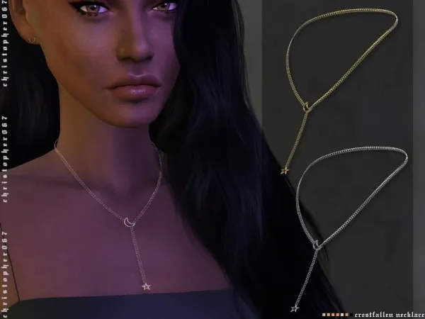 Alpha Crestfallen Necklace Christopher067 by christopher067 - The Sims 4 Custom Content
