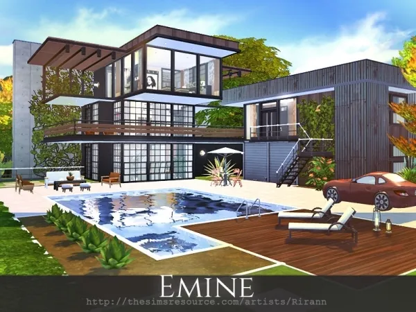Maxis Match Emine by Rirann no cc - The Sims 4 Custom Content