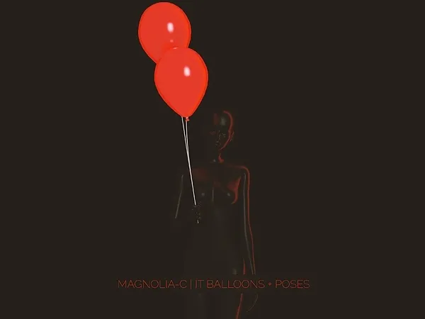 Alpha Magnolia C IT Balloons Poses - The Sims 4 Custom Content
