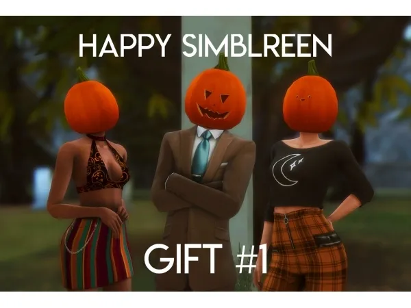 Maxis Match feralpoodles Pumpkin Heads - The Sims 4 Custom Content