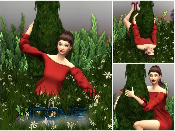 Alpha Llama Time Pose Pack 1 - The Sims 4 Custom Content