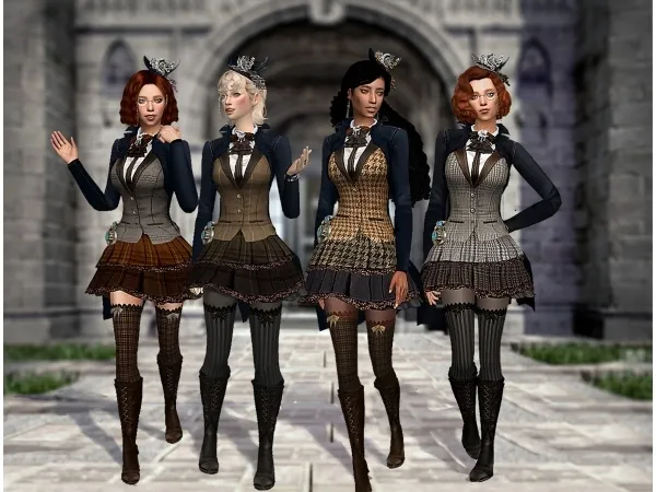 Magic Partita boots by HoangLapSims