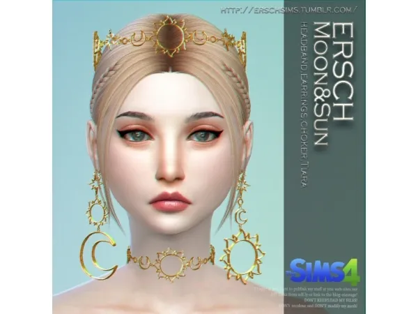 Alpha ERSCH MOONSUN SET FOR by simsfinds - The Sims 4 Custom Content