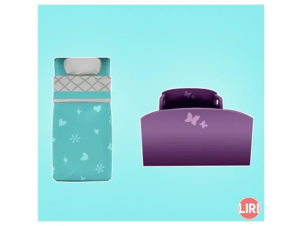 Alpha Short and Stout Toddler Bed Separated by Lierie - The Sims 4 Custom Content