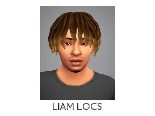 Maxis Match savvysweet Liam Locs by simsfinds - The Sims 4 Custom Content