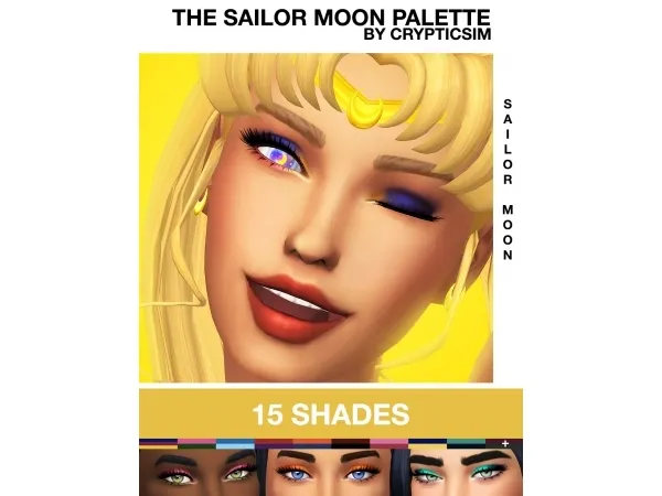 Maxis Match THE SAILOR MOON PALETTE by crypticsim - The Sims 4 Custom Content