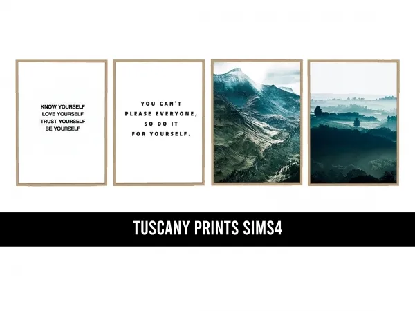 Tuscany Prints Sims4