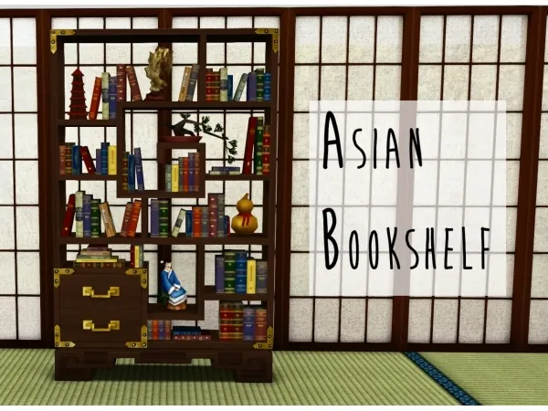 Asian Bookshelf by teanmoon