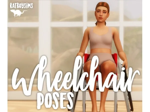 Maxis Match wheelchair poses by ratboysims - The Sims 4 Custom Content