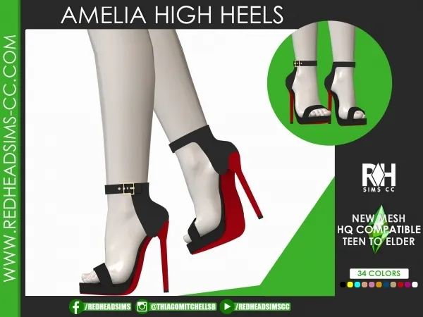 AMELIA HIGH HEELS