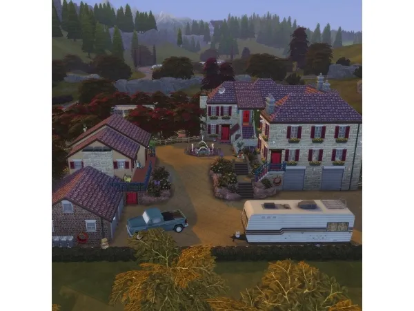 Alpha simnematographygj 15 Tuscany Farm - The Sims 4 Custom Content
