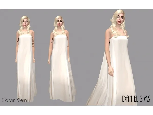 Alpha daniel sims Lady Gaga in Calvin Klein - The Sims 4 Custom Content