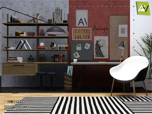 Fordham Office - The Sims 3 Custom Content