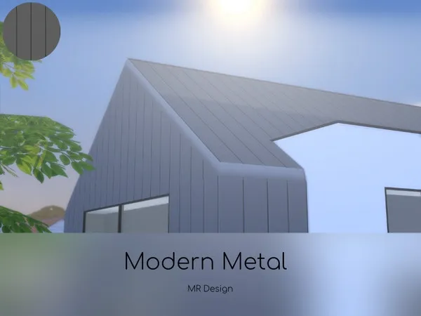 Maxis Match Modern Metal - The Sims 4 Custom Content