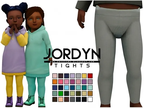 Maxis Match onyxsims JORDYN MATCHING TIGHTS - The Sims 4 Custom Content