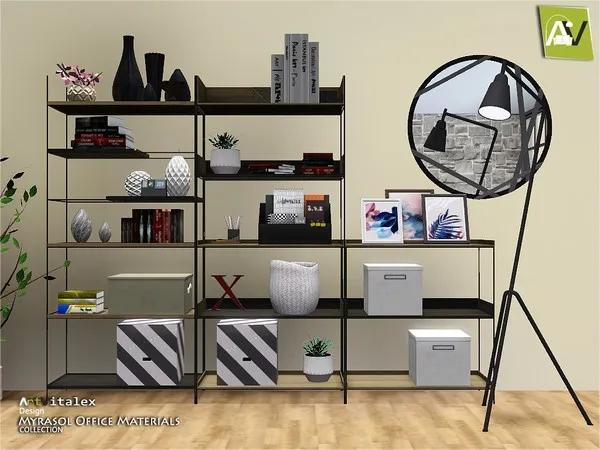 Myrasol Office Materials - The Sims 3 Custom Content