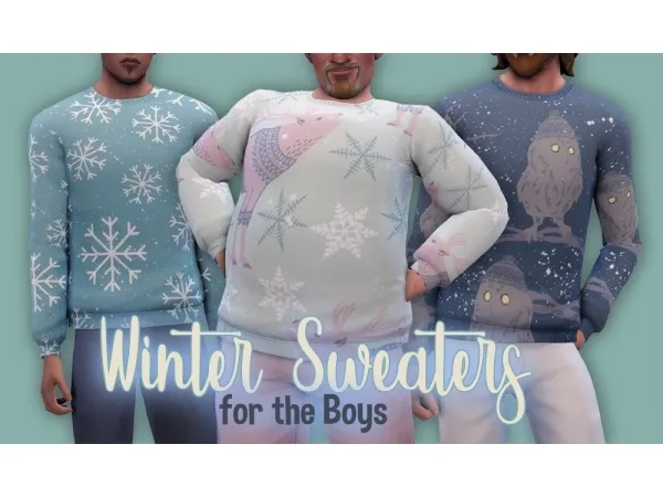 missrubybird: Winter Sweater for the Boys