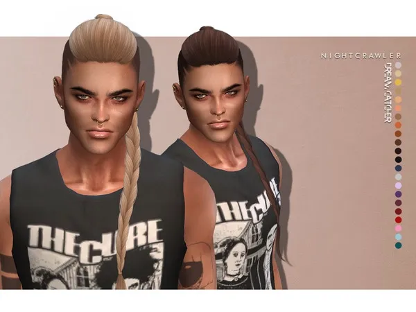 Alpha Nightcrawler Dreamcatcher (HAIR) - The Sims 4 Custom Content