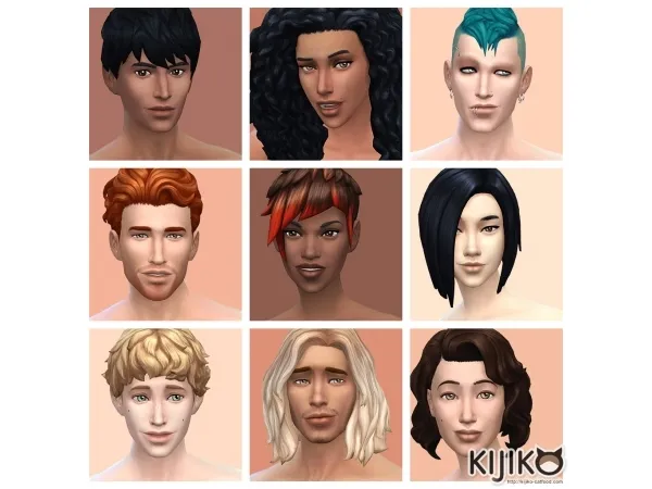 Maxis Match kijiko sims Skin Tones Maxis Match Edition - The Sims 4 Custom Content
