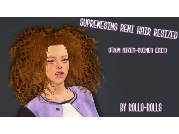 RolloRolls Supremesims Remi Resized - The Sims 3 Custom Content