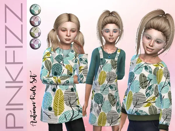 Alpha Autumn Kids Set Seasons Needed - The Sims 4 Custom Content