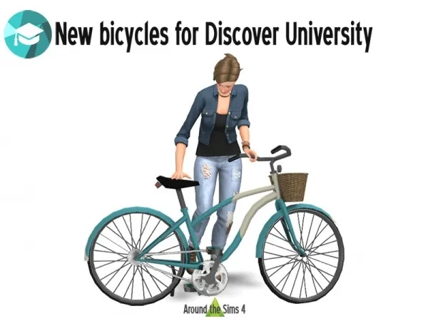Mix Around New bicycles - The Sims 4 Custom Content