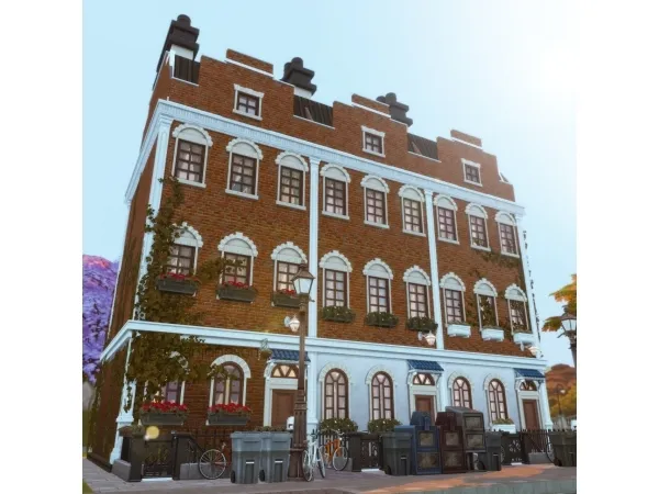 Alpha simnematographygj 19 Britechester Townhouses - The Sims 4 Custom Content