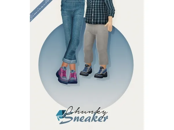 Maxis Match simiracle Chunky Sneaker - The Sims 4 Custom Content