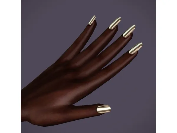 nemiga sims PralineSims Metallic Nails - The Sims 3 Custom Content