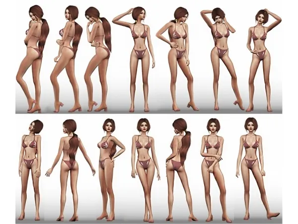 Alpha tanyaslookbook Pose Pack for girls 7 by simsfinds - The Sims 4 Custom Content