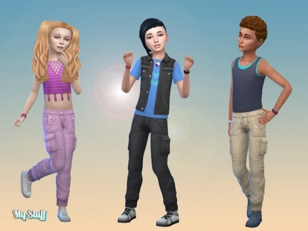 Maxis Match Pants Cargo Conversion - The Sims 4 Custom Content