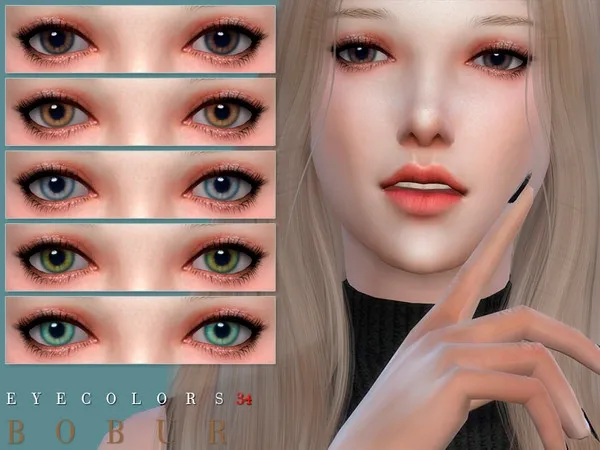 Alpha Bobur Eyecolors 34 - The Sims 4 Custom Content