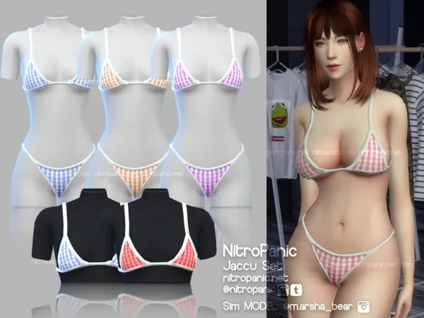Alpha Jaccu Set (TOP) - The Sims 4 Custom Content