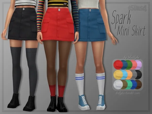 trillyke:  Spark Mini Skirt